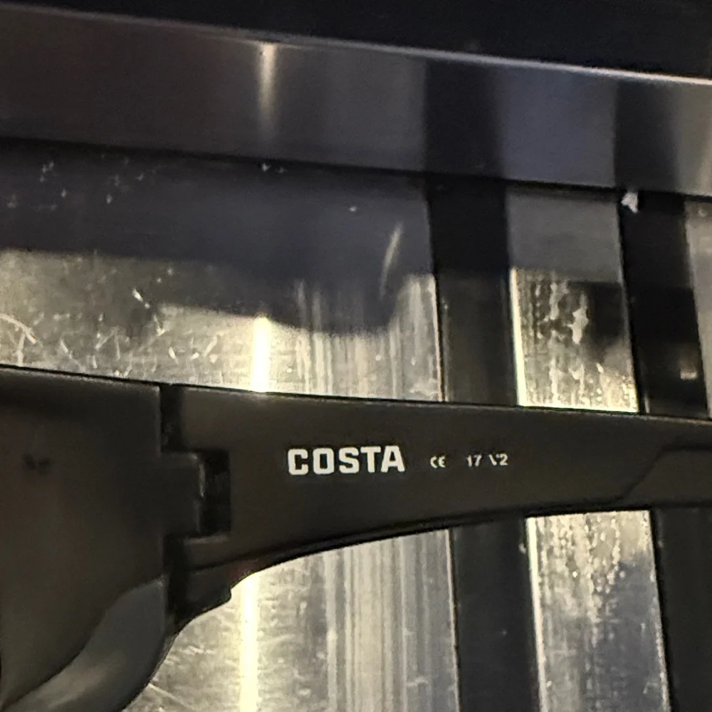 Costa Black Sunglasses with Silver Logo